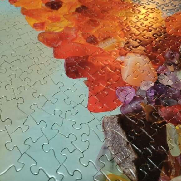 Beach Glass Delight Lighthouse Michigan Puzzle 550 Pieces USA Rocks Lake Life - Picture 8 of 10